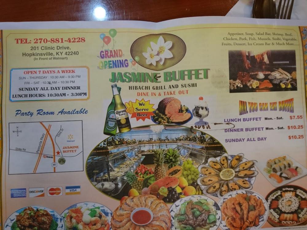 Jasmine Buffet Hibachi Grill And Sushi Menu image 2